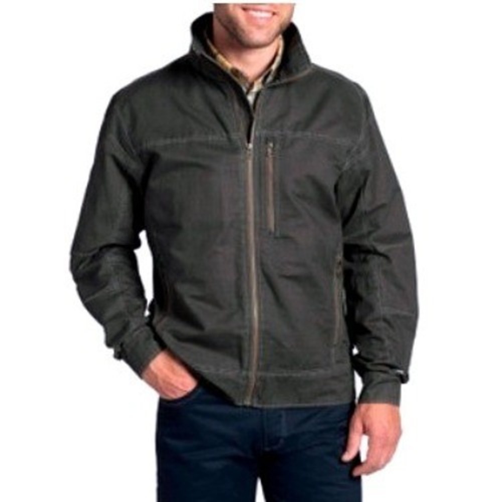Kuhl‎ Mens Vintage Grey Burr Jacket - Size XLarge